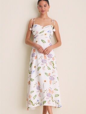 NWT TUCKERNUCK HYACINTH HOUSE Floral Zinnia Dress